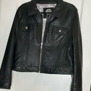 Wilsons Leather Classic Black Jacket